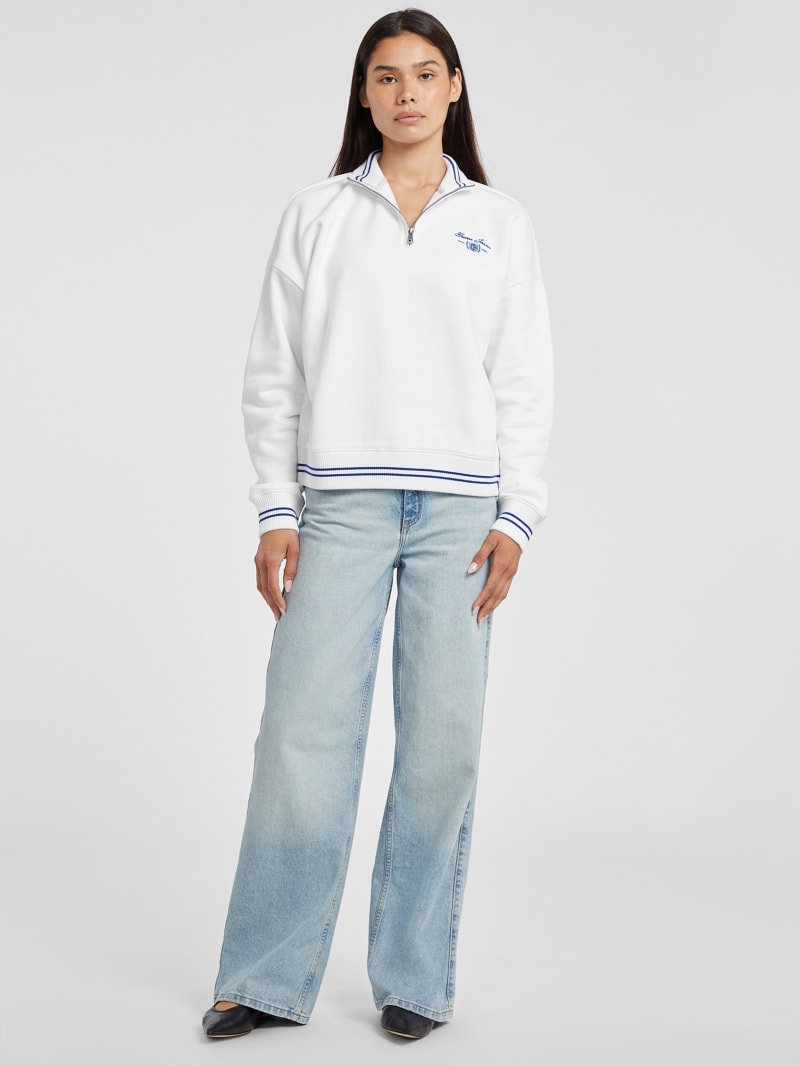 GUESS® Half-Zip Fleece Sweater