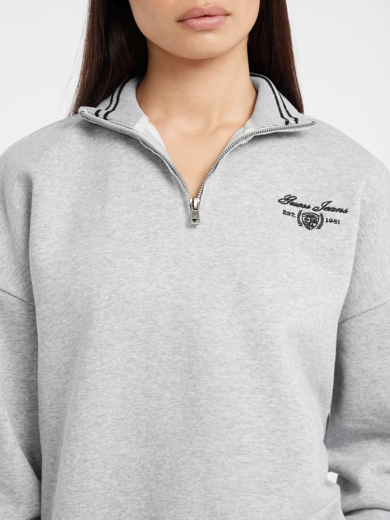 Half-Zip Fleece Sweater