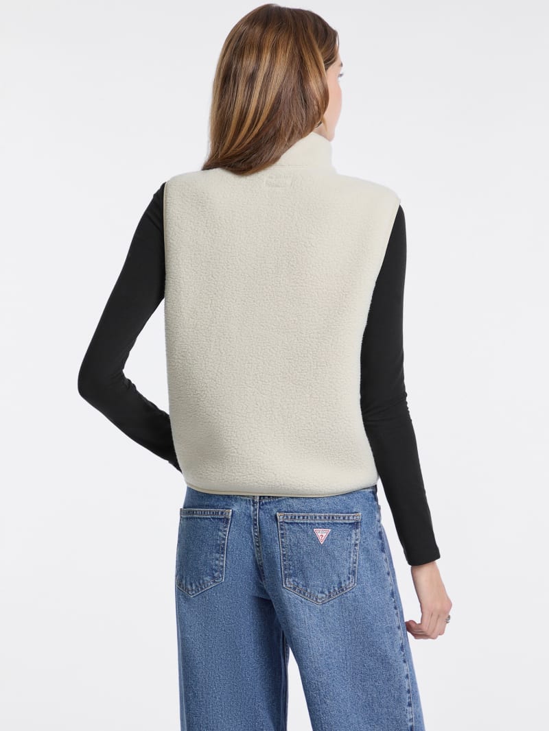 Faux-Sherpa Crop Jacket