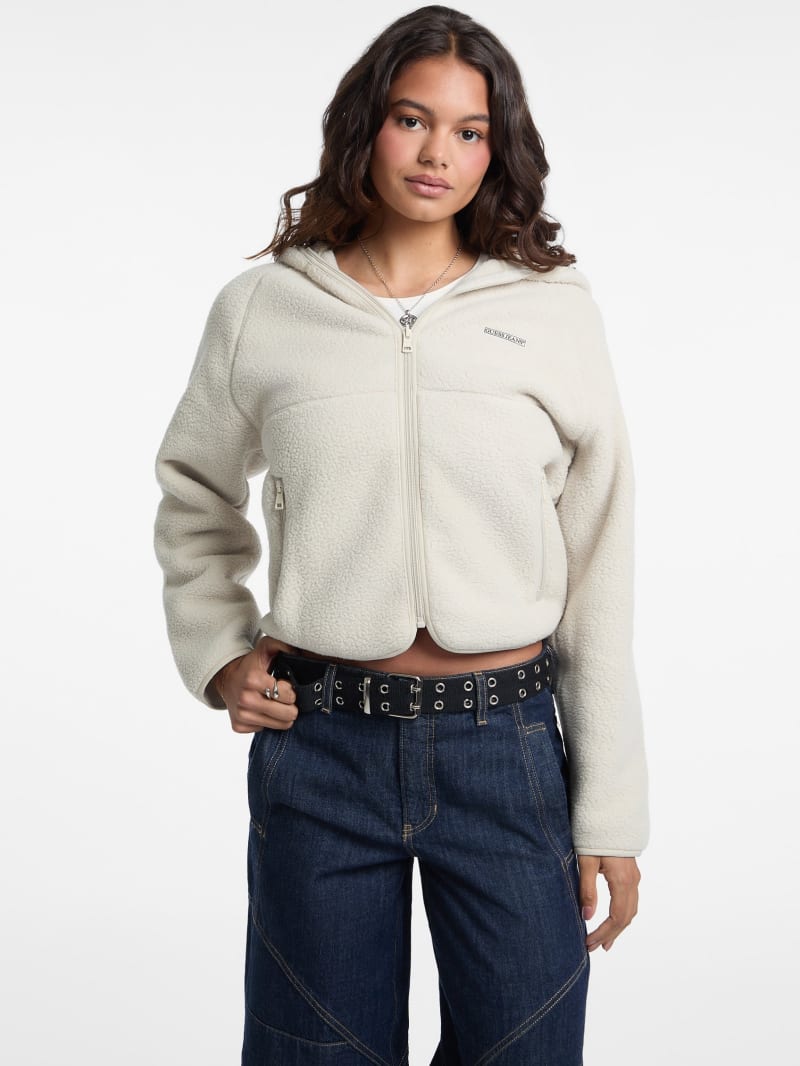 GUESS® Faux-Sherpa Hoodie