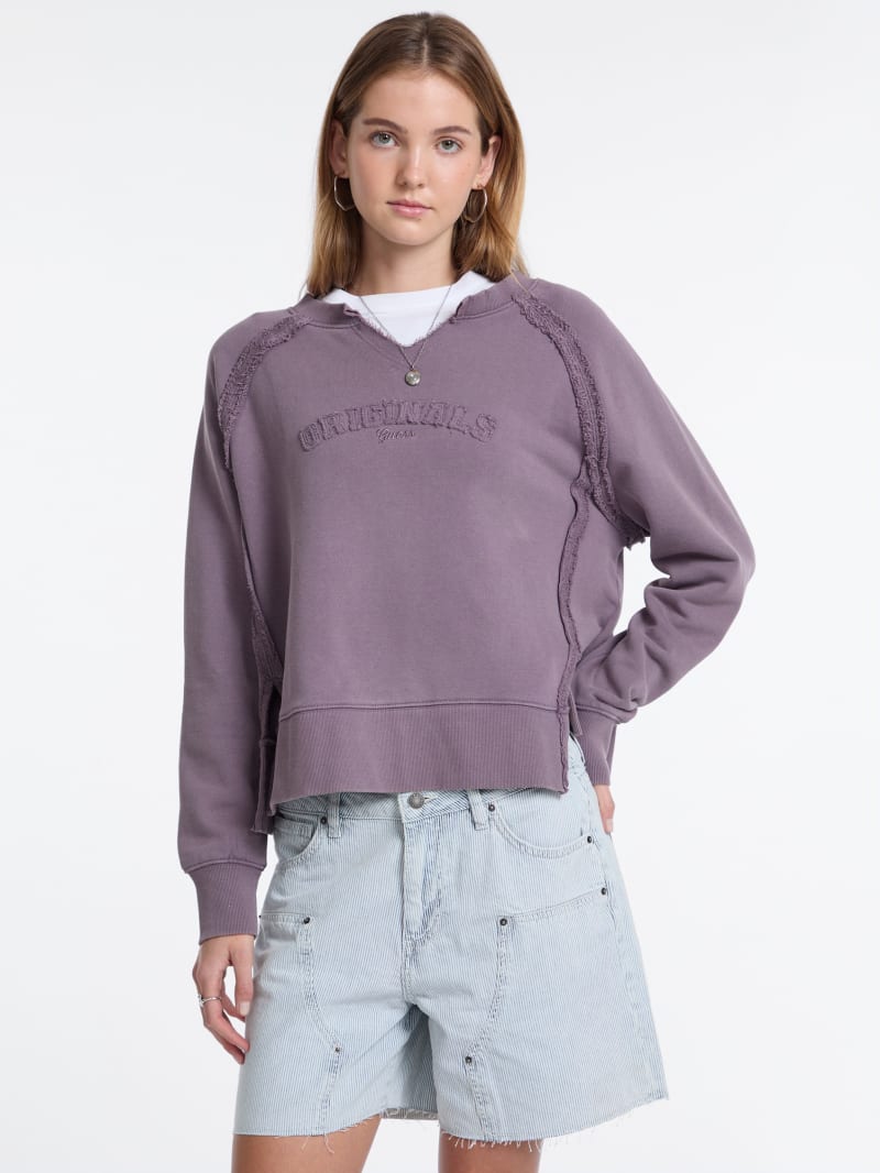 GUESS® GUESS Originals Eco Vintage Notch Sweatshirt