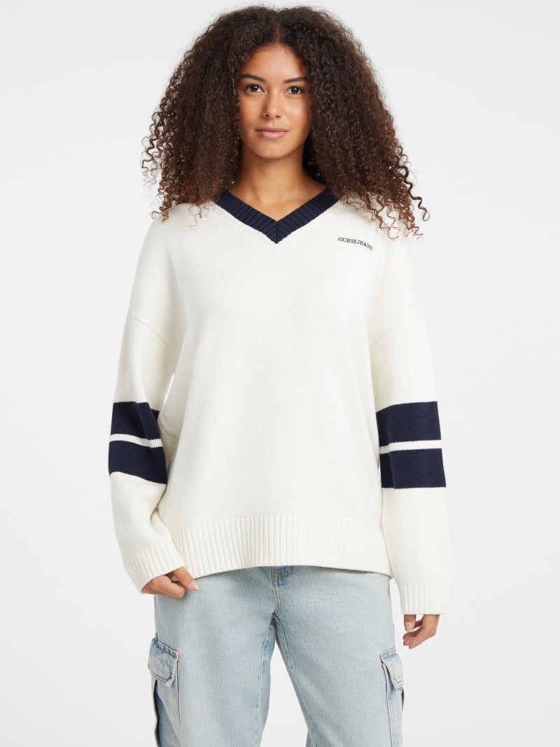 【その他（99）】Wade Glass Print Sweater Jacquard oversized pullover – Scotch & Soda Amsterdam