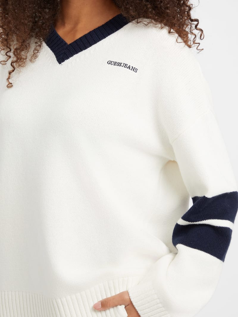 Wool-Blend Embroidered Sweater