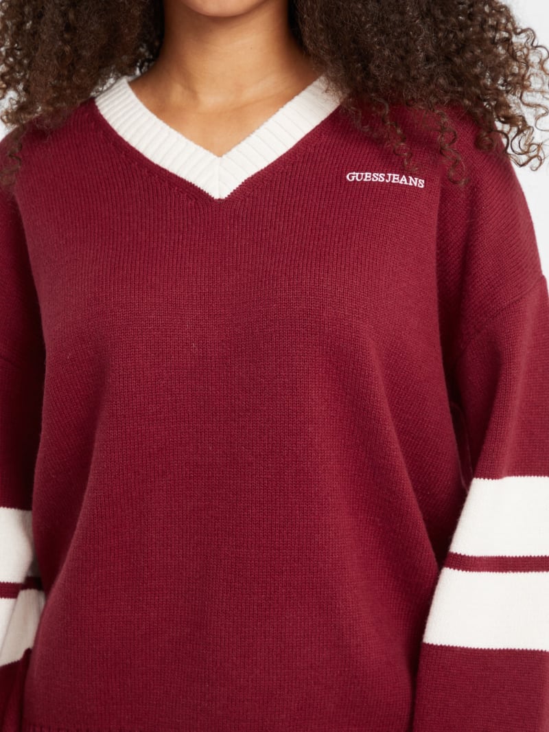 Wool-Blend Embroidered Sweater
