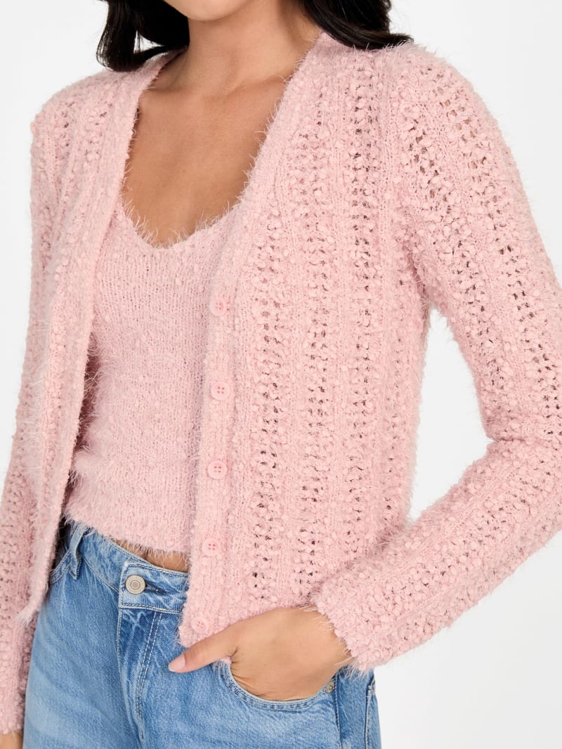 Eco Bea Open-Stitch Cardigan | GUESS