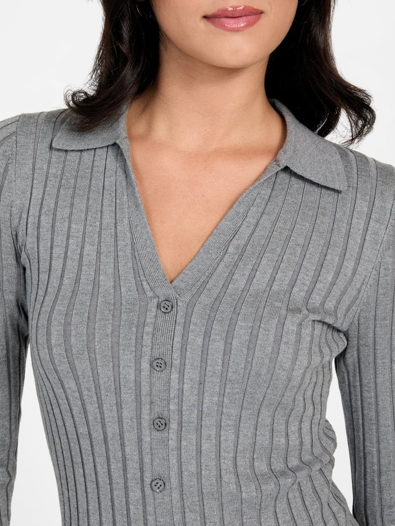 Eco Ribbed Miranda Sweater Top