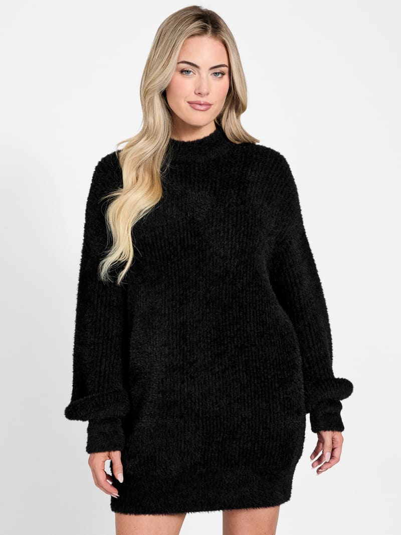 Torri Faux-Fur Tunic Sweater