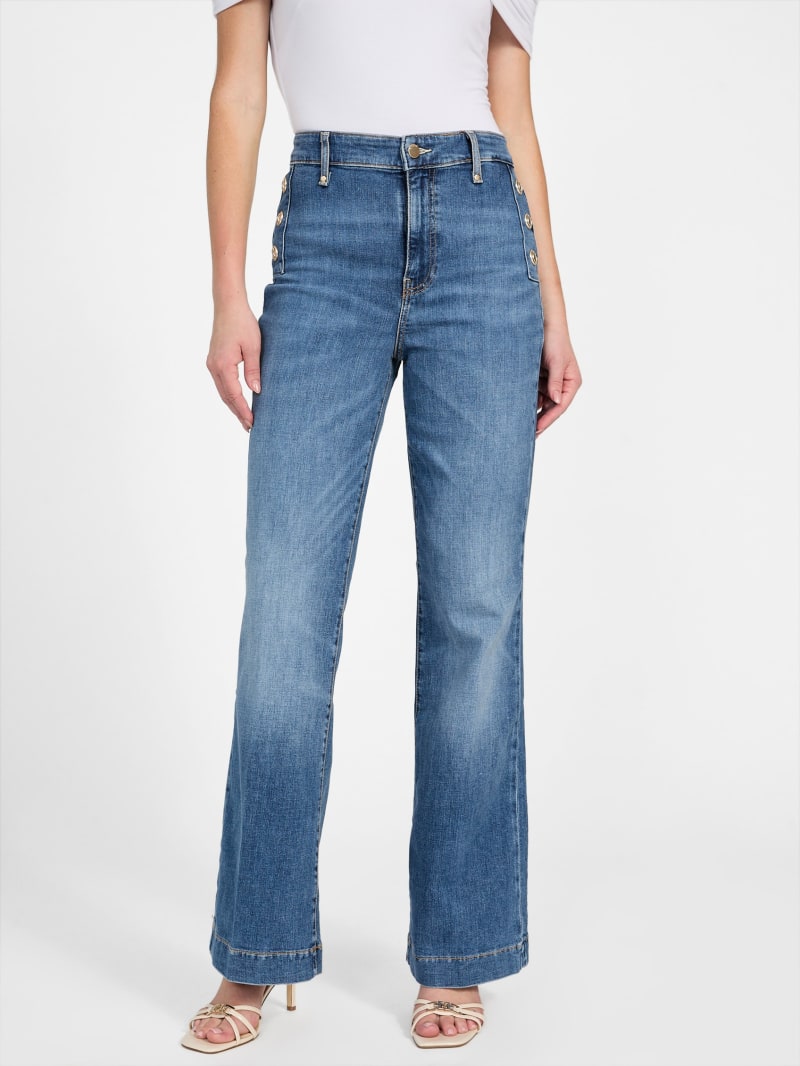 ●Sienne● Billy Flared Jeans Blue S5UDP01BL Billy Flared Jeans (Blue) - sienne