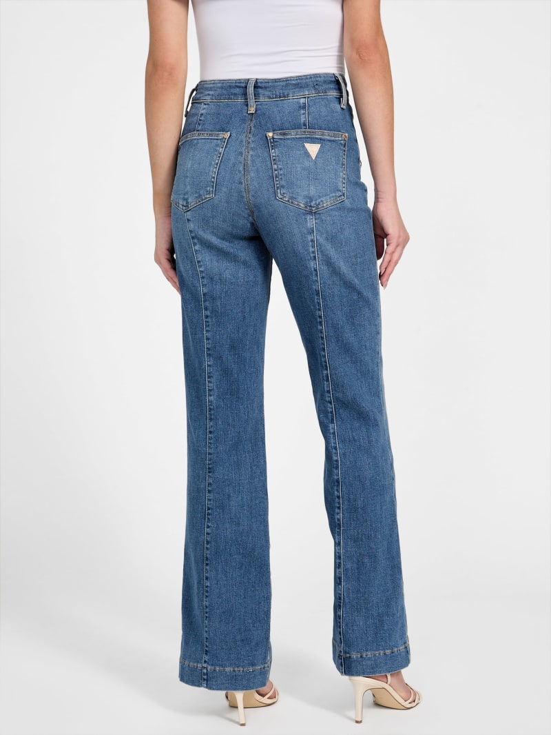 Eco Faye Sailor Flared Jeans | GUESS
