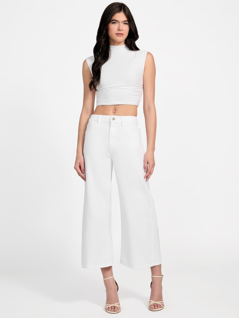 GUESS® Eco Bellflower Cropped Wide Leg Jeans