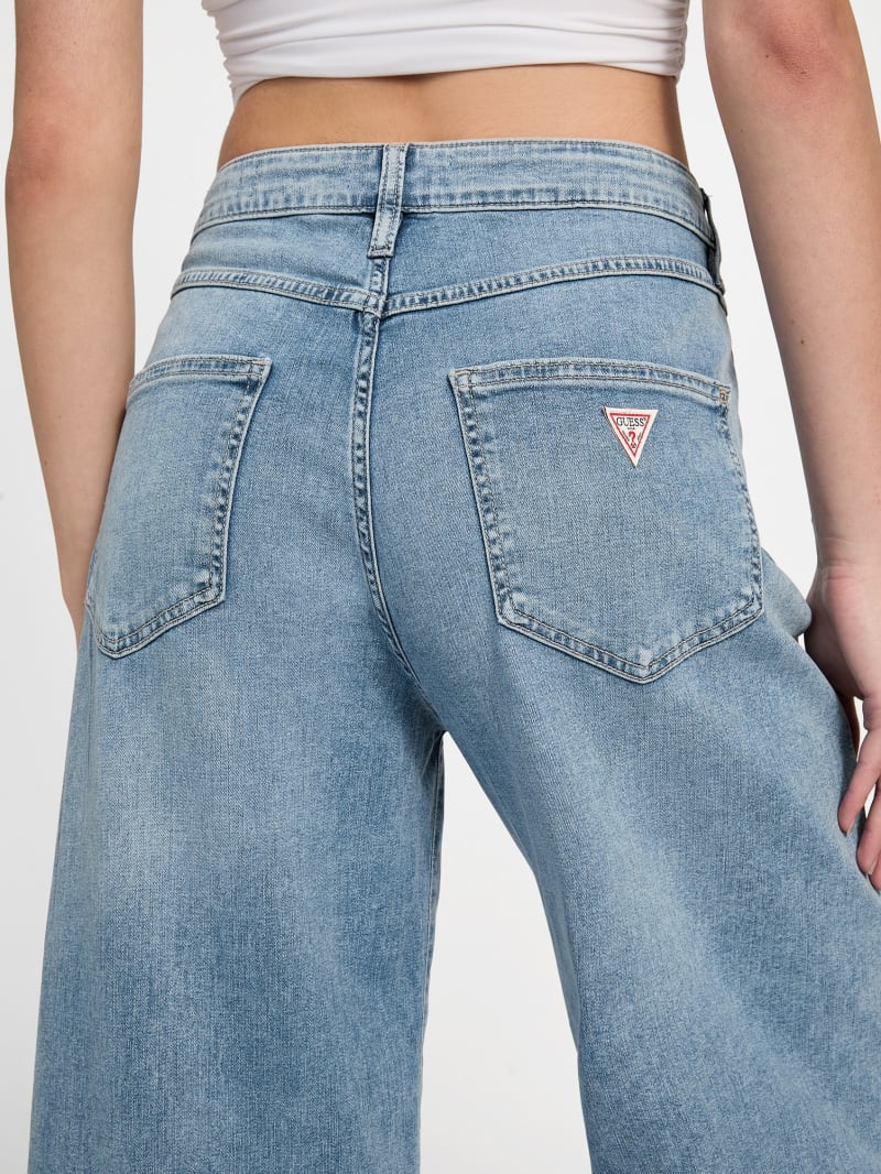 GUESS® Eco Bellflower Cropped Wide Leg Jeans