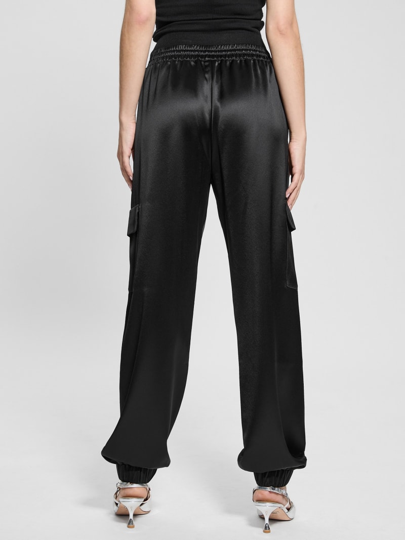 Amazon.com: FUMOOD Womens Satin Jogger Pants Casual High
