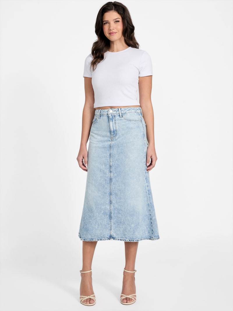 DIESEL / DE-JODY-R/スカート/25/コットン/IDG/00SUID GUESS® Eco Thaiss Denim Midi Skirt