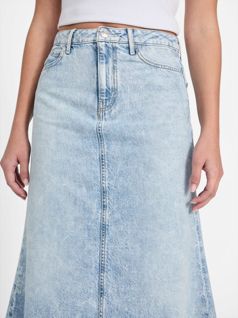 Eco Thaiss Denim Midi Skirt - thumbnail 3