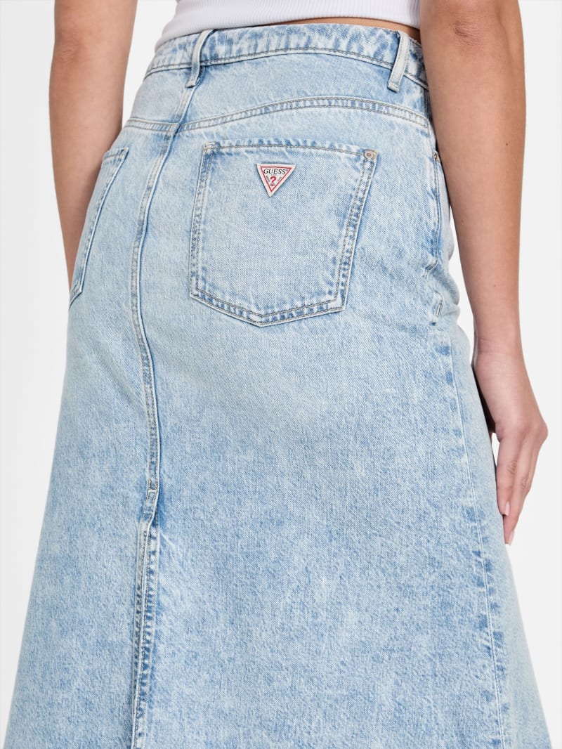 GUESS® Eco Thaiss Denim Midi Skirt