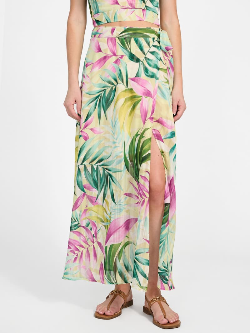 Eco Romana Maxi Skirt | GUESS Canada
