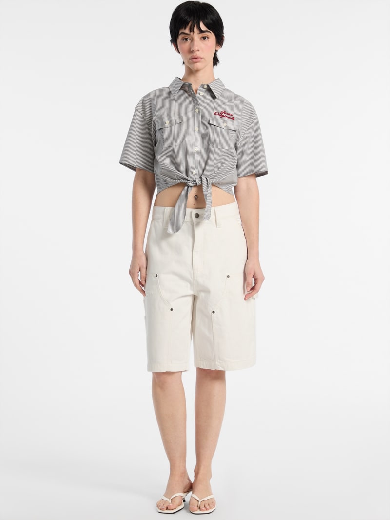 ゲス GUESS GUESS Originals Workwear Tie Top （S77T） GUESS Originals Eco Workwear Tie Top | GUESS Jeans