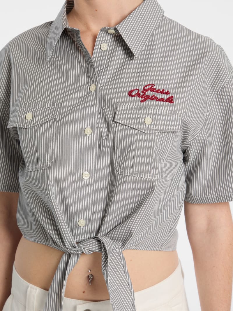 ゲス GUESS GUESS Originals Workwear Tie Top （S77T） ゲス GUESS GUESS Originals Workwear Tie Top （S77T