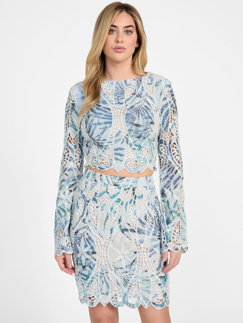 Eco Anastasia Lace Top | GUESS Eco Anastasia Lace Top | GUESS