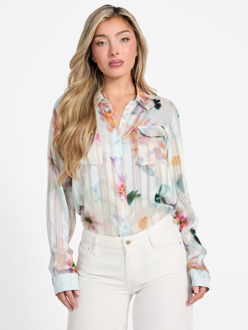 Dylan Floral Chiffon Shirt