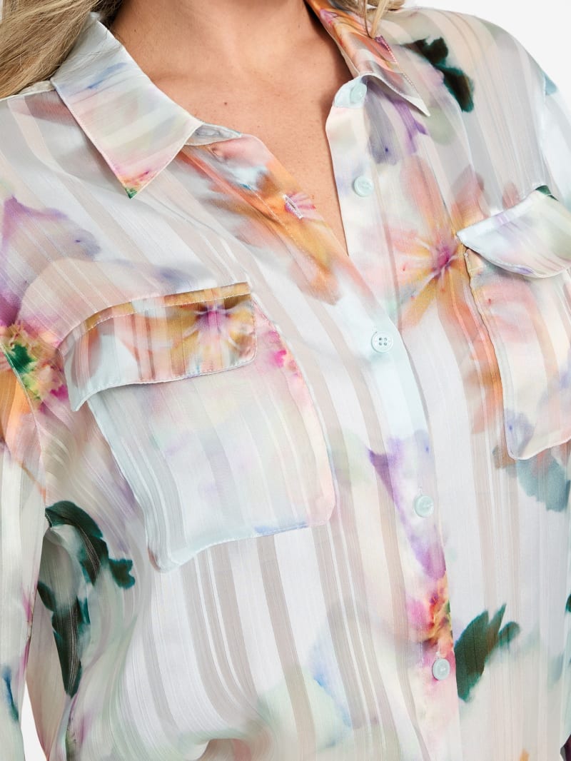 Dylan Floral Chiffon Shirt