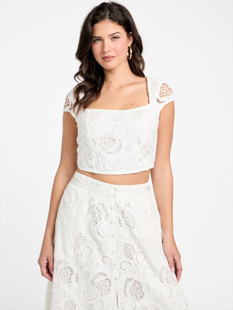 Eco Domitille Corset Top | GUESS