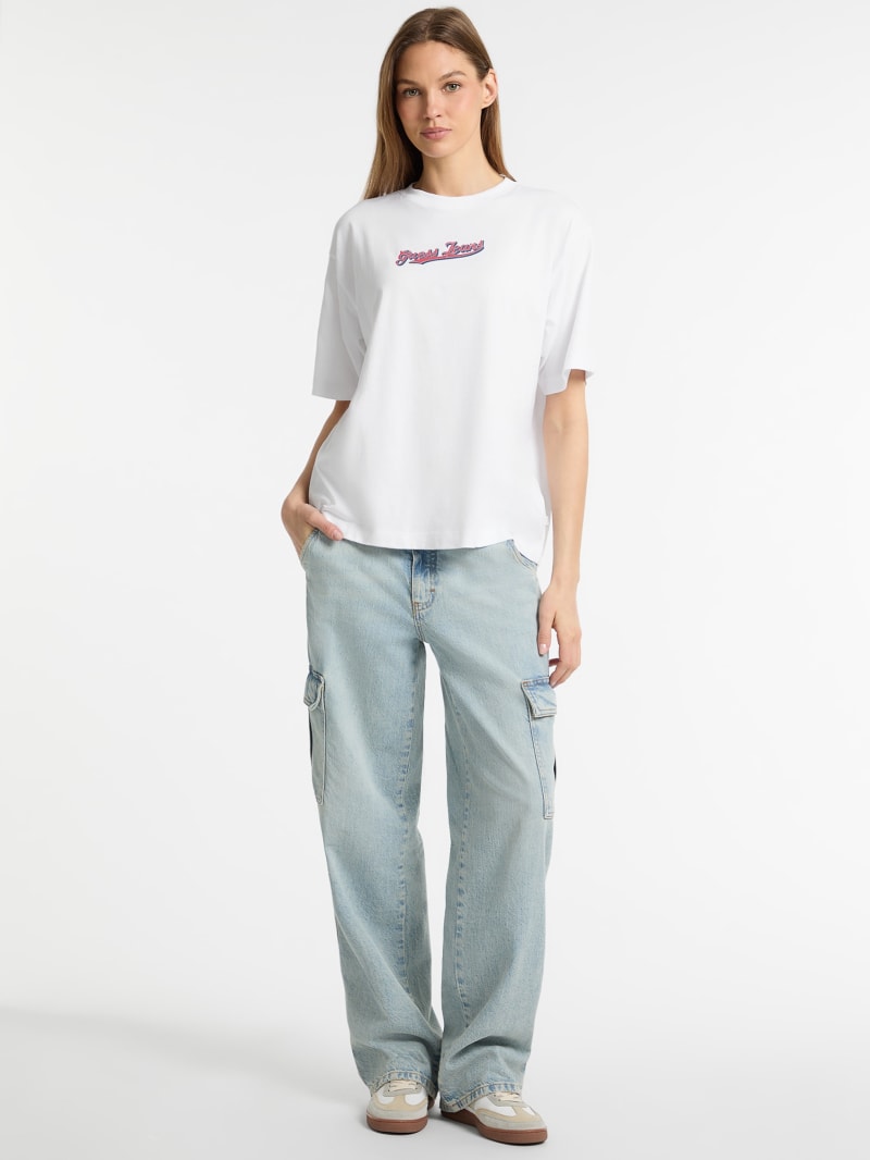 Eco Crewneck Logo Tee | GUESS Jeans