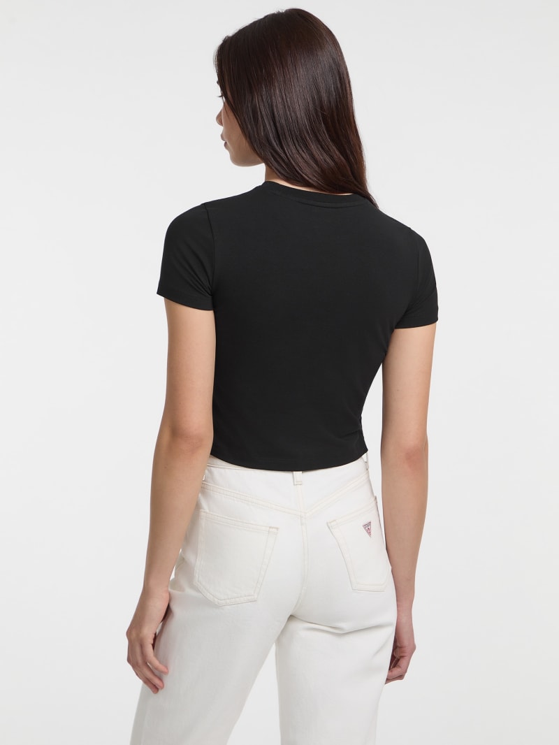 Crewneck Star Crop Tee | GUESS Jeans