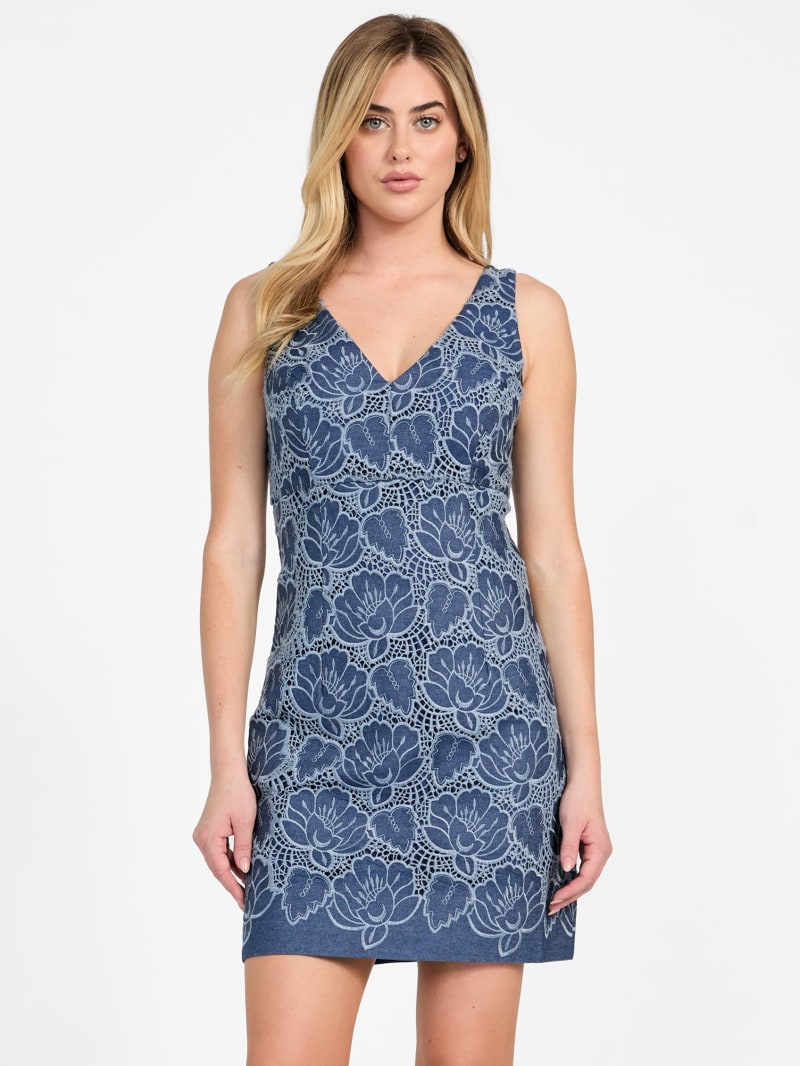 Caylee Embroidered Dress | GUESS Caylee Embroidered Dress | GUESS