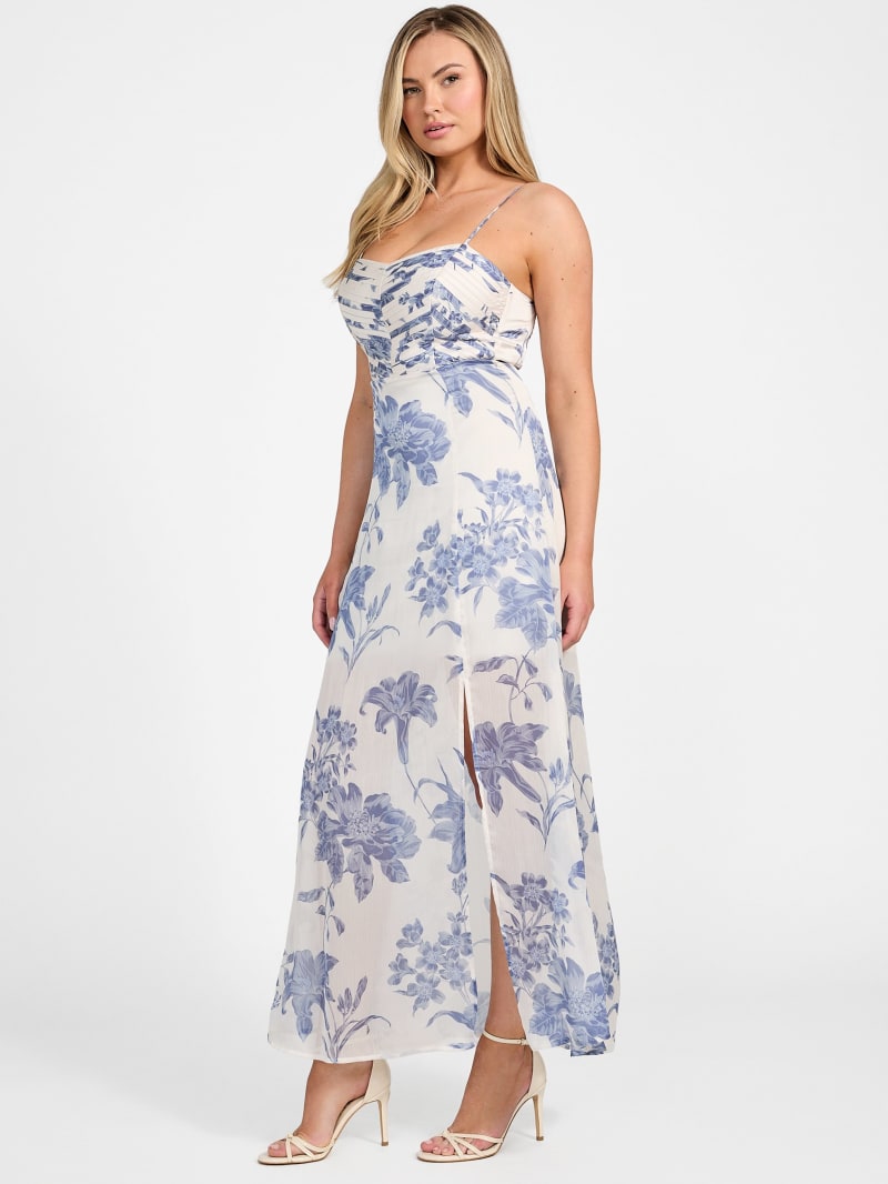 Eco Ellie Chiffon Dress | GUESS Canada