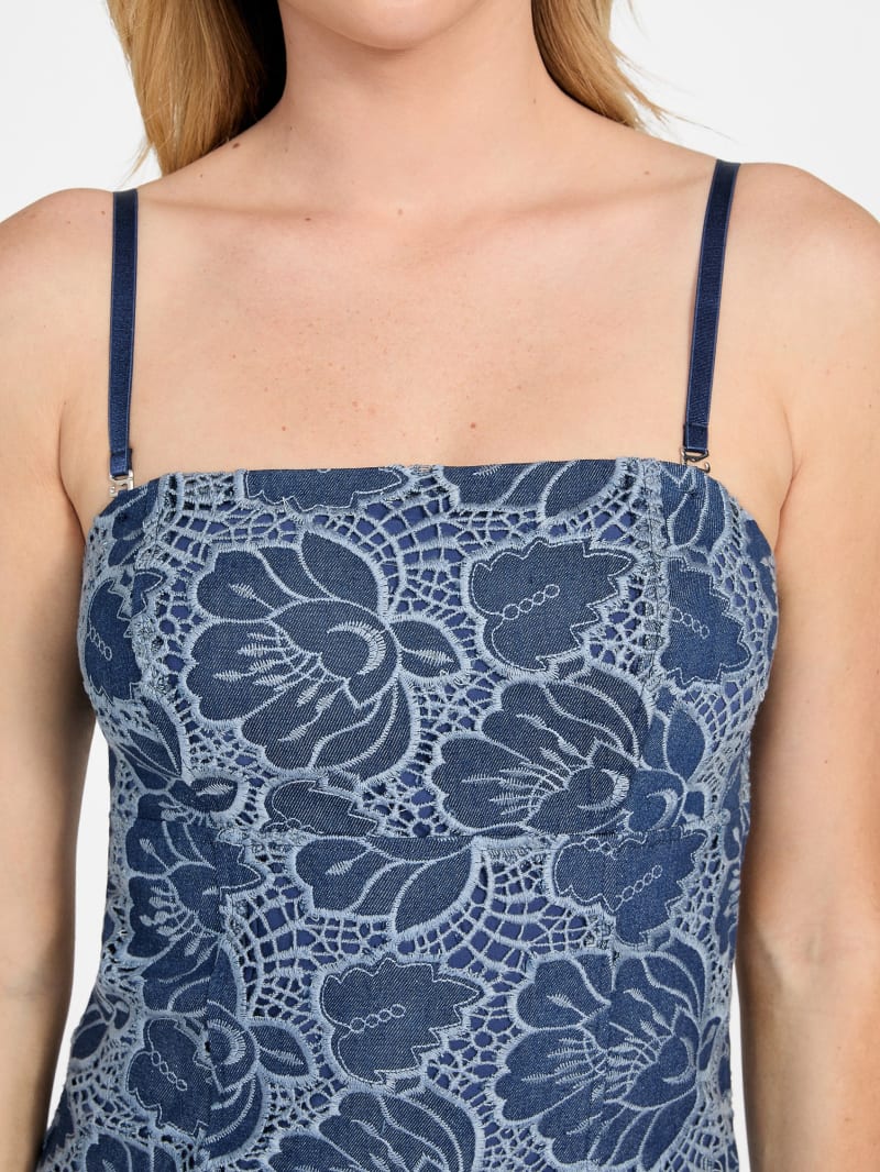GUESS® Maisy Lace Indigo Dress
