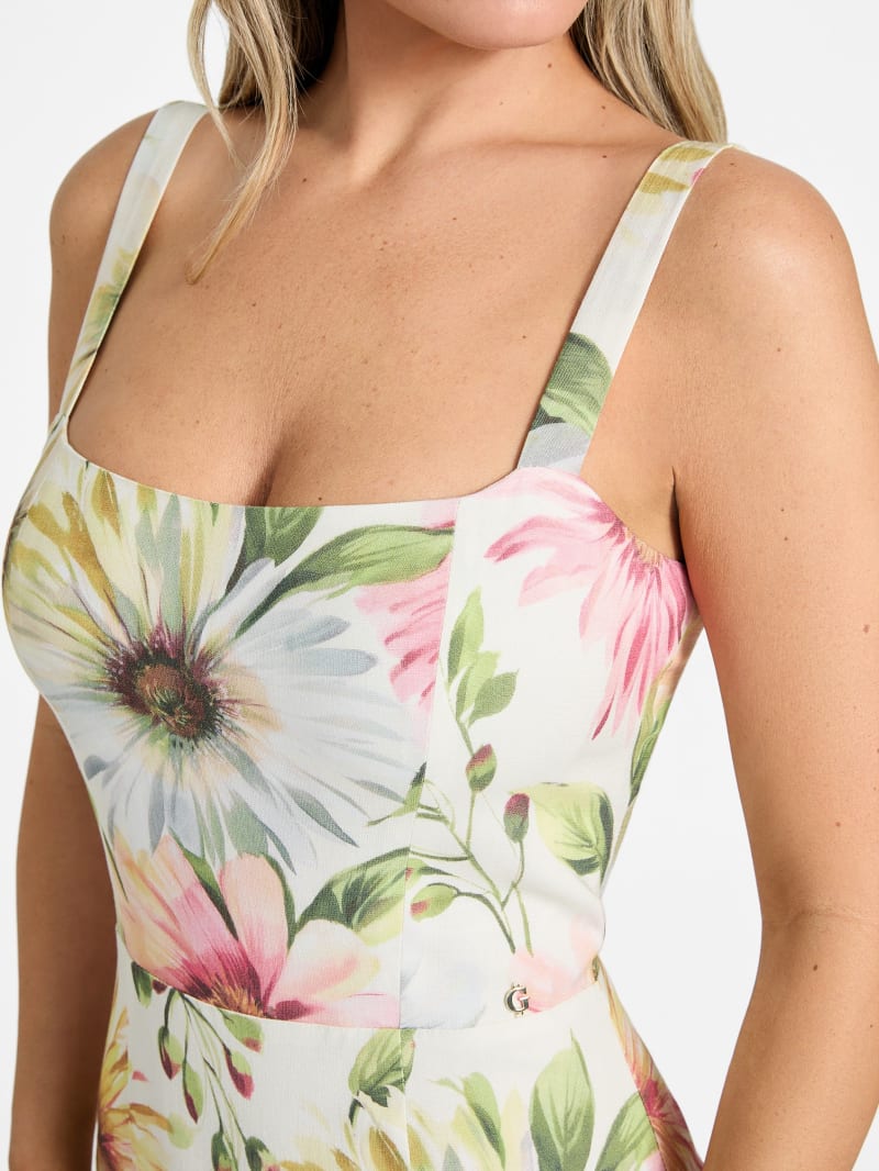 Eco Fleur Midi Dress