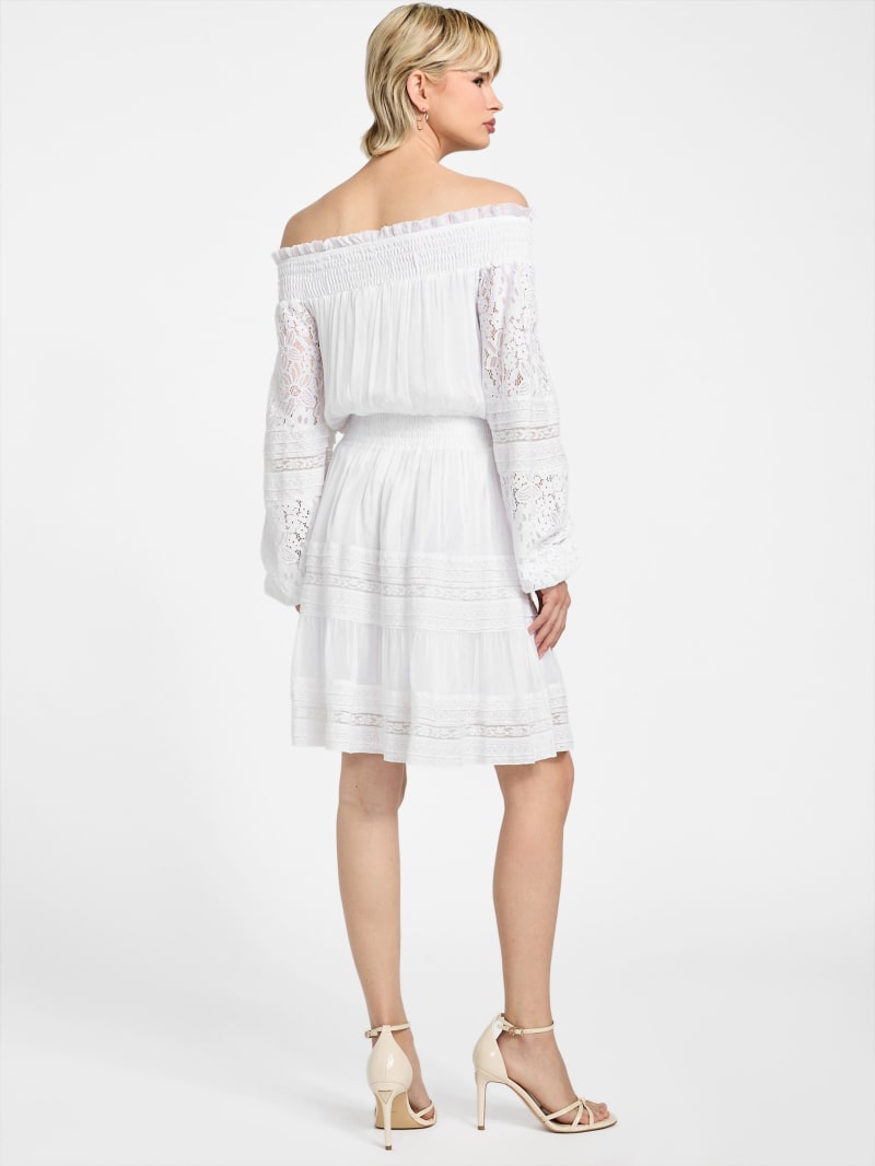 ワンピース OFF-WHITE VISCOSE MINI DRESS WITH LOGO Off-White Viscose Mini Dress - Black | Garmentory