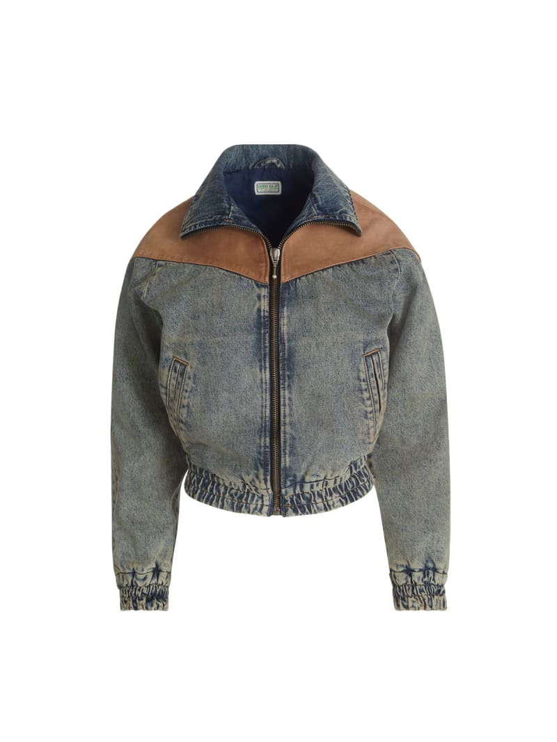 GUESS® zip denim jacket