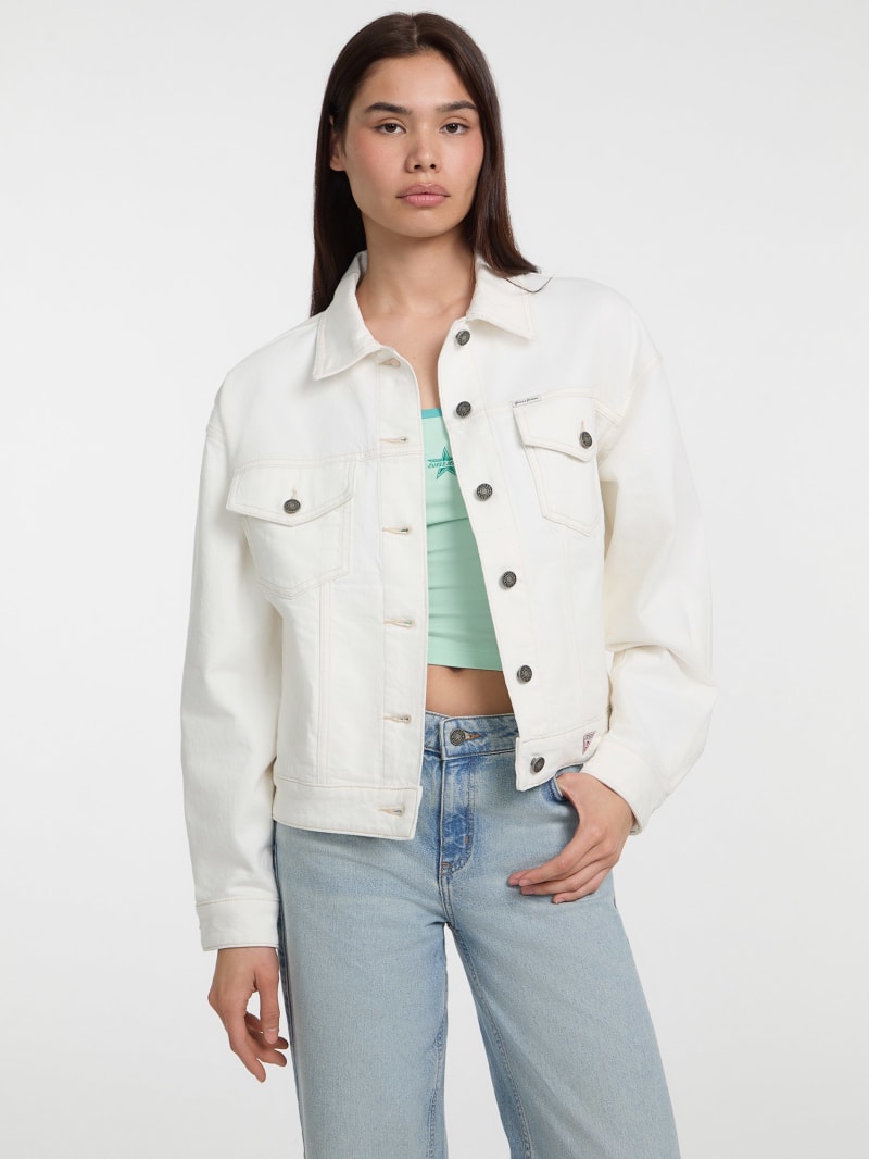 Guess USA ジャケット GUESS USA logo-plaque zip-up Jacket | Black | FARFETCH