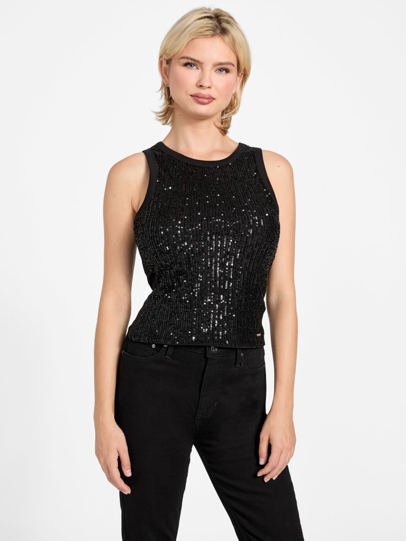 GUESS® Alexia Sequin Tank Top