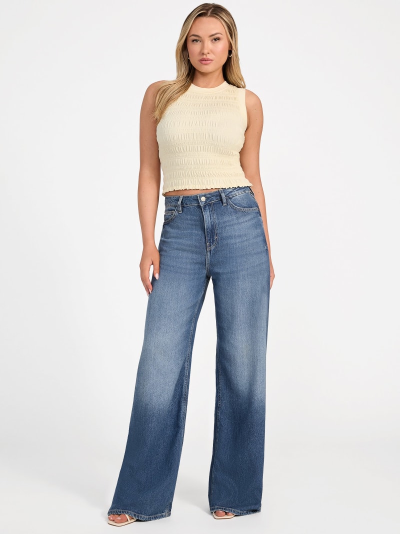 Eco Claire Smocked Tank Top