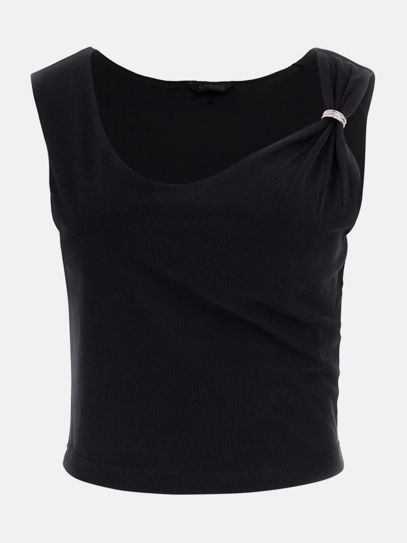 Eco Aimee Jeweled Strap Top | GUESS