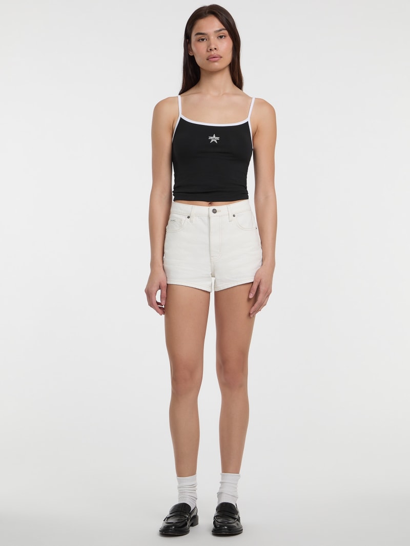 Eco Embroidered Star Crop Tank | GUESS Jeans