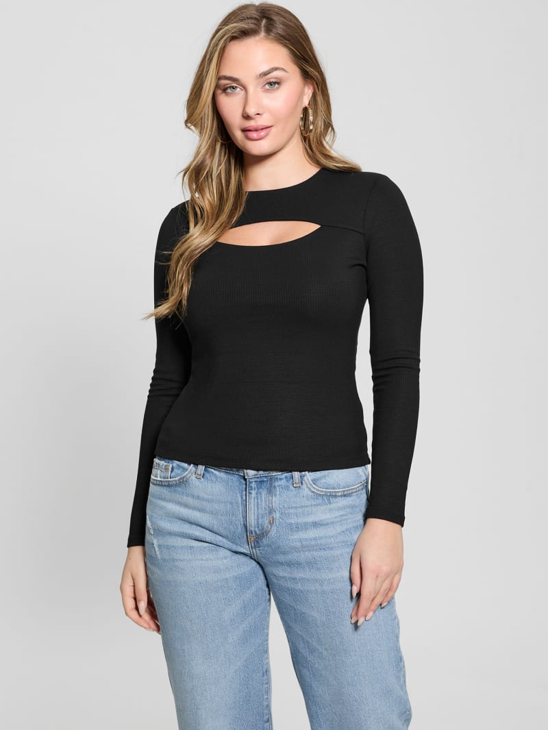 Eco Toni Keyhole Top | GUESS Canada