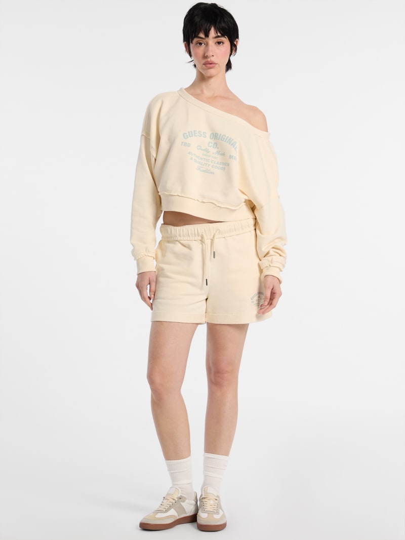 GUESS Originals Eco Boat-Neck Sweatshirt | GUESS Jeans