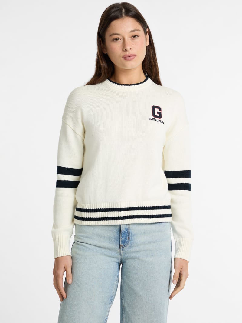 Crewneck Patch Sweater