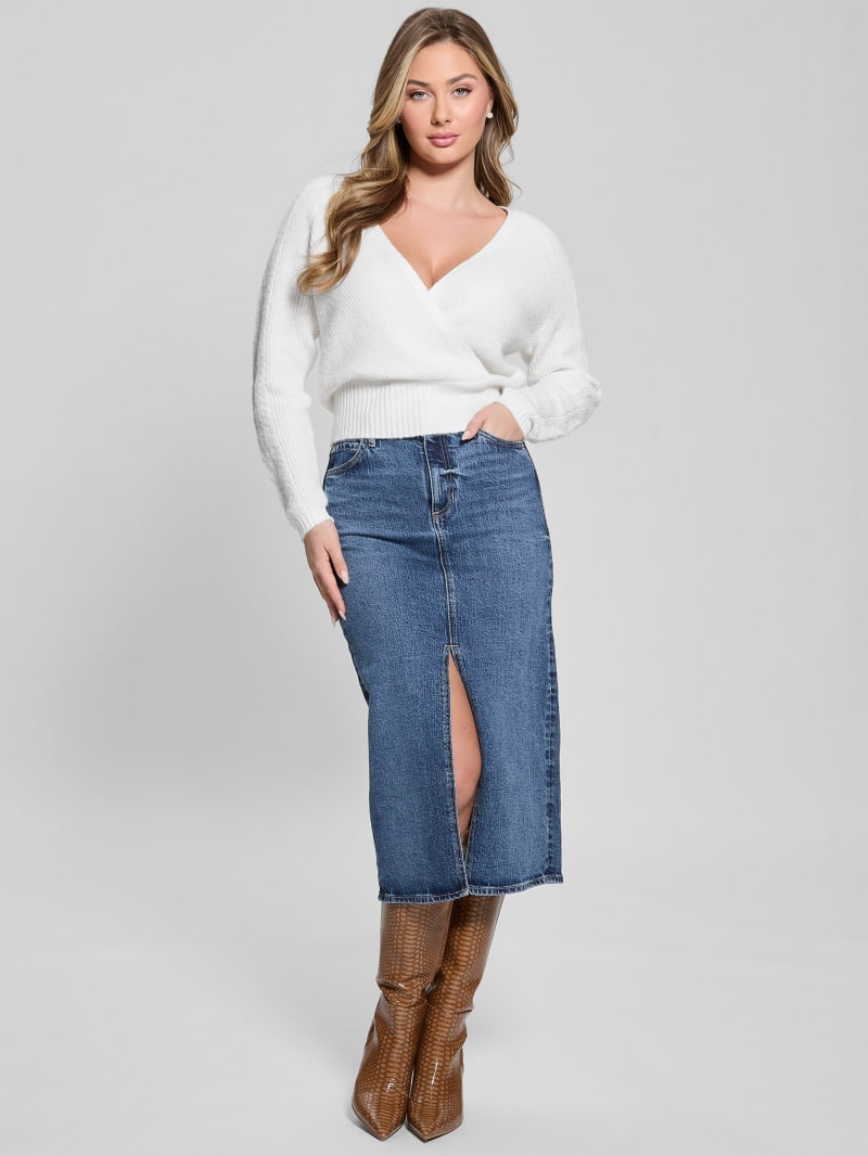 フォクシー　42649 ホワイト　ニット　Agnes Sweater フォクシーブティック Agnes Sweater 42649 ニット F ホワイト