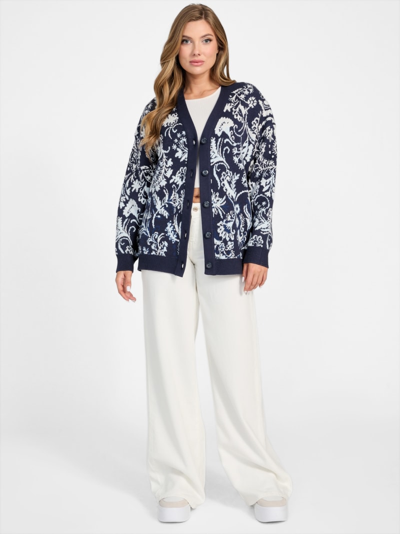 GUESS® Eco Melinda Jacquard Cardigan