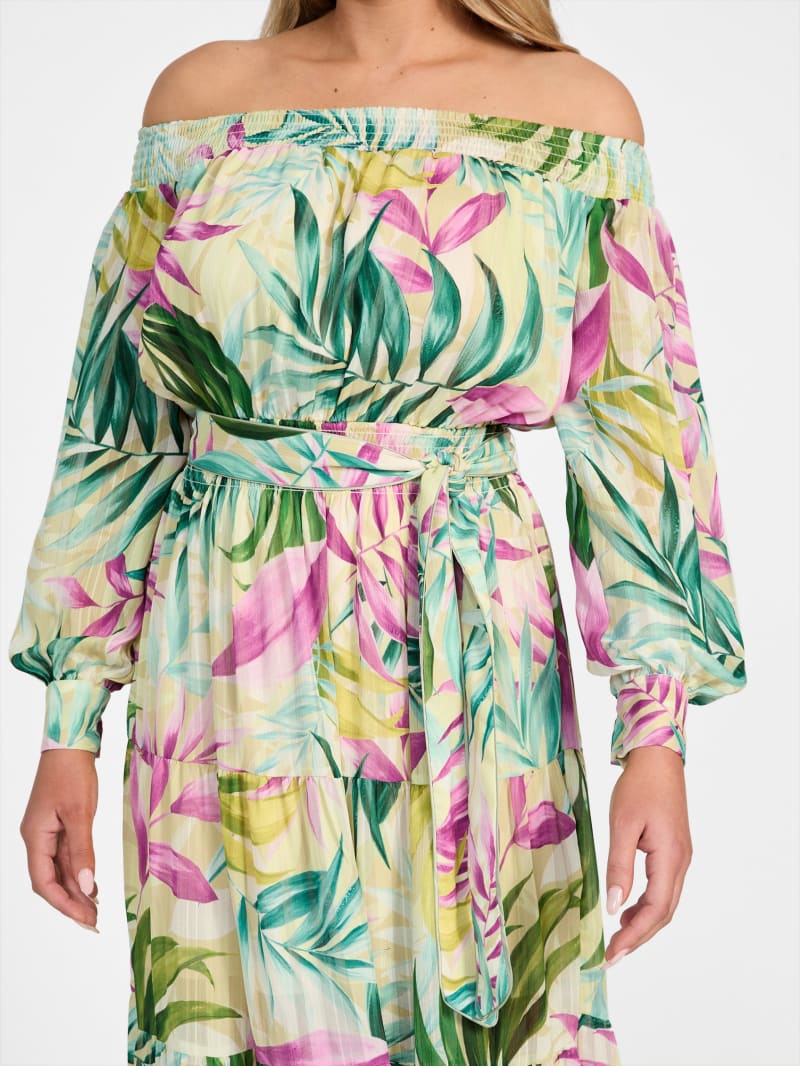 Eco Josee Printed Maxi Dress | GUESS Eco Josee Printed Maxi Dress | GUESS