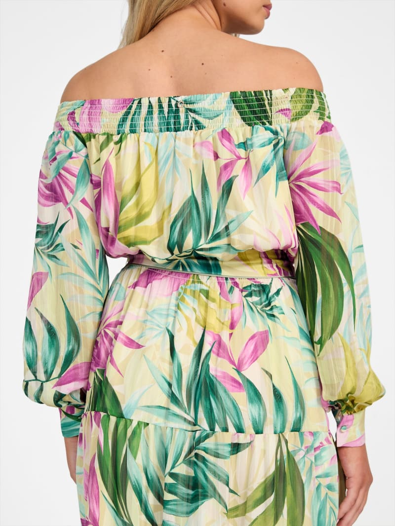 Eco Josee Printed Maxi Dress | GUESS
