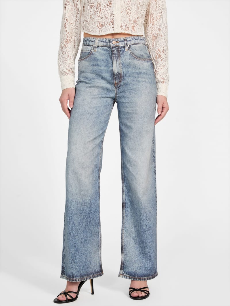 GUESS® Eco Wide Leg Denim Jeans Women