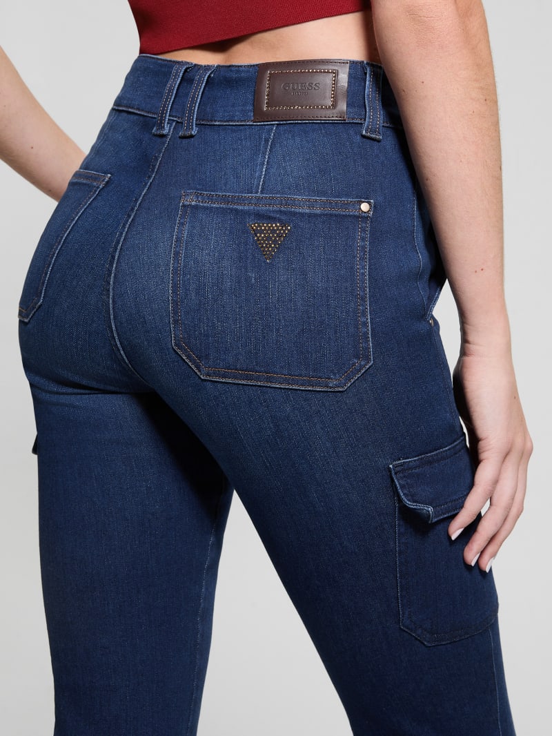 Eco Cargo Mini Bootcut Jeans | GUESS