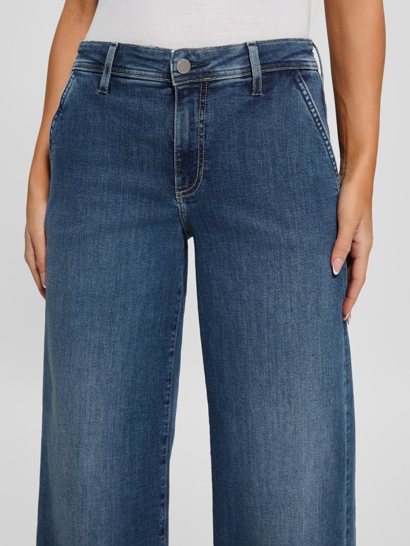 Eco Zoya Cropped Wide Jeans