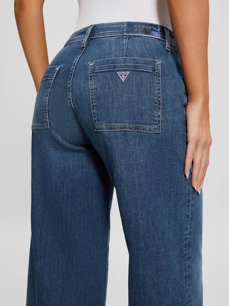 Eco Zoya Cropped Wide Jeans